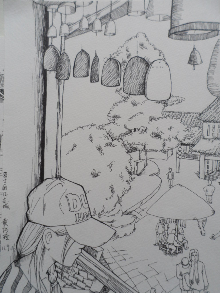 云南写生(速写)|商业插画|插画|hql腐图片