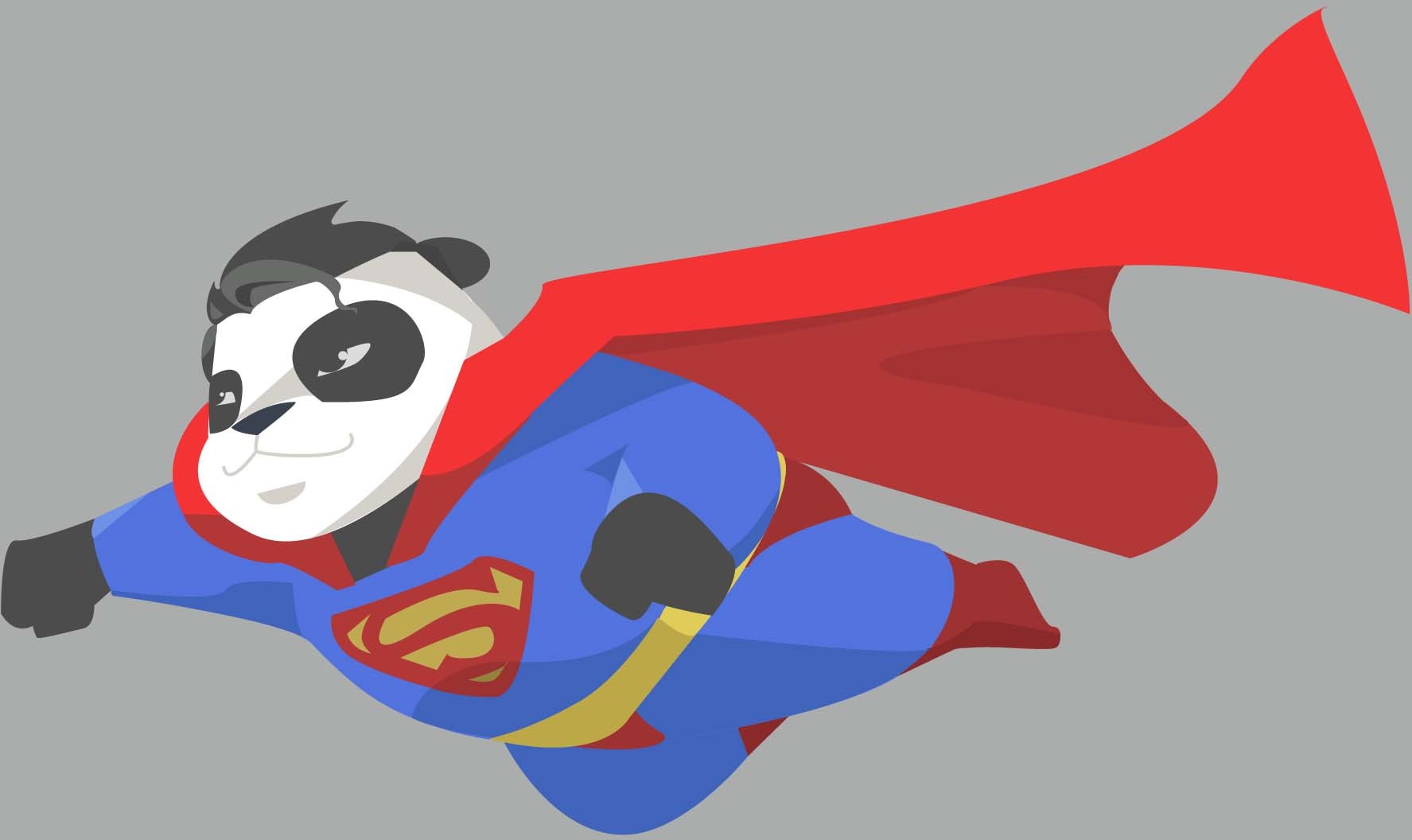 超人熊猫MG|平面|图案|foxvipzzz - 原创作品 - 站酷 (ZCOOL)