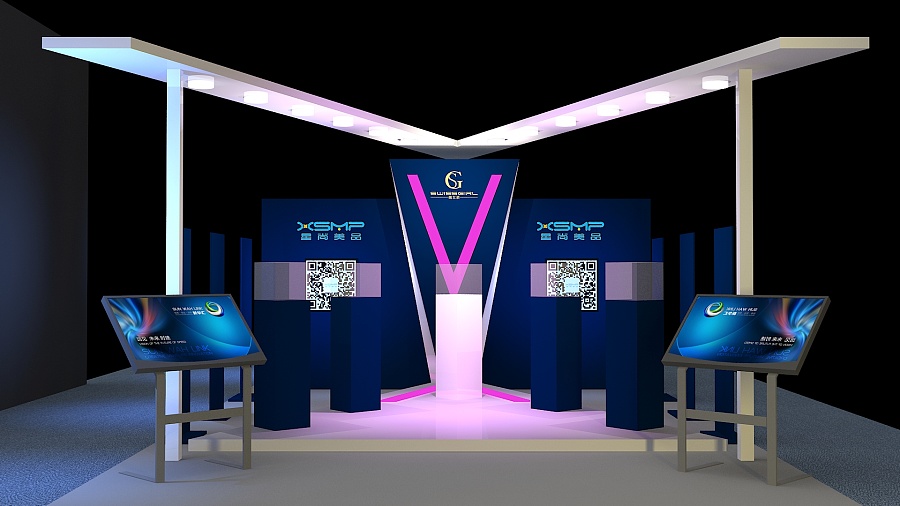 蓝案--星尚新品新闻发布会设计效果图|建筑\/空