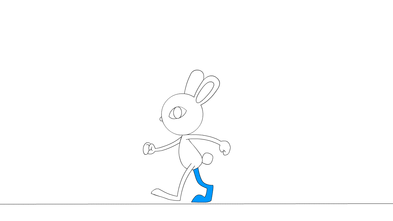 兔子走路