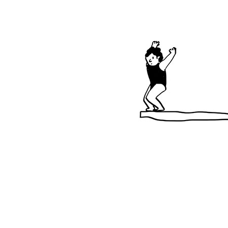 four | 动图|插画|艺术插画|火锅人三木 - 原创作品