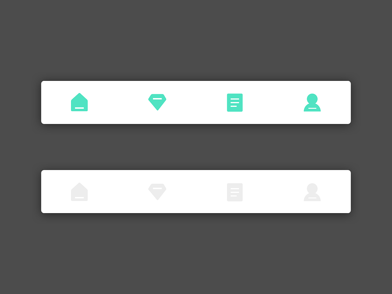 tabbar icon|ui|图标|阿甘不想动 - 原创作品 - 站酷