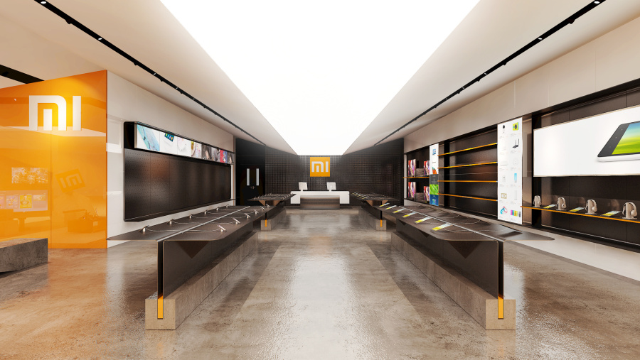 小米线下体验店|展示\/橱窗\/店面设计|空间\/建筑