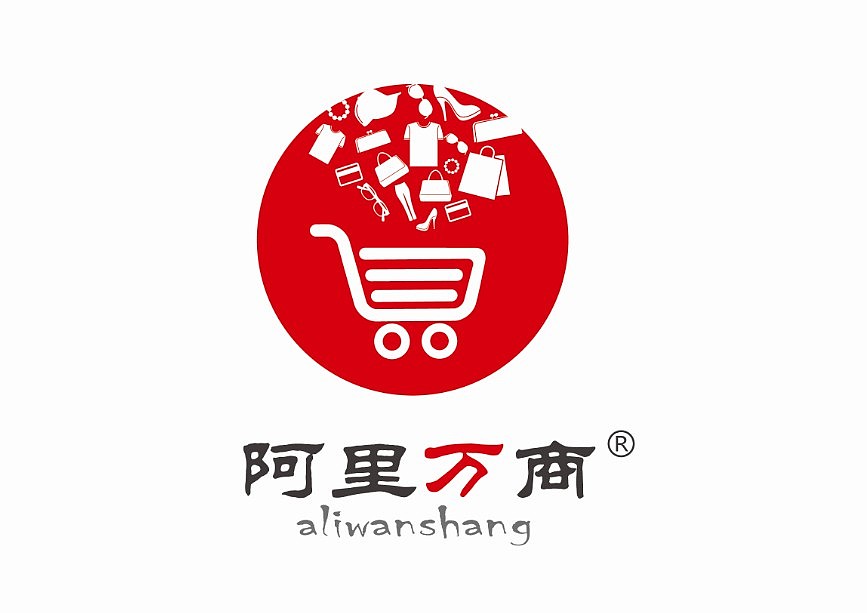 大型购物超市logo设计|平面|logo|第二杯纯净水 原创作品 站酷