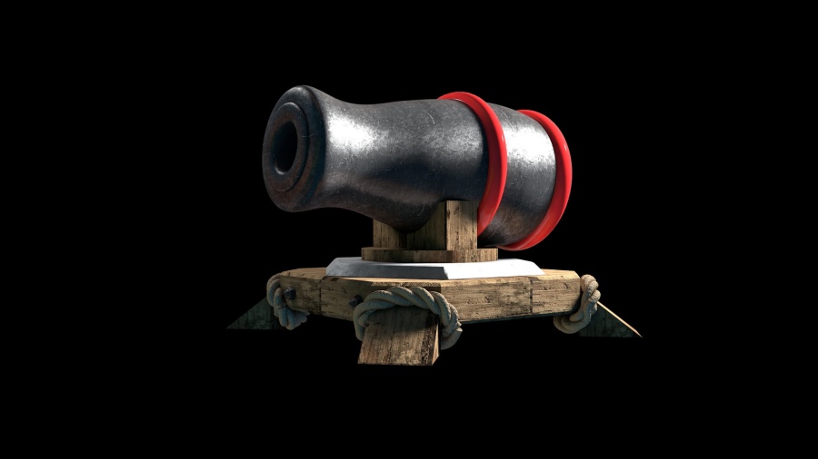 部落冲突:皇室战争 加农炮、迫击炮模型(可供下