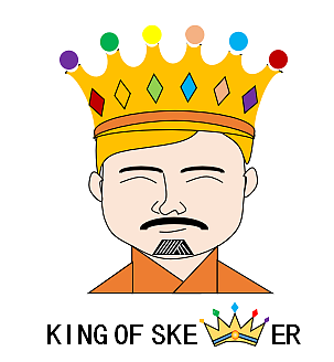 这是一个小吃店的logo,国王的头像,根据