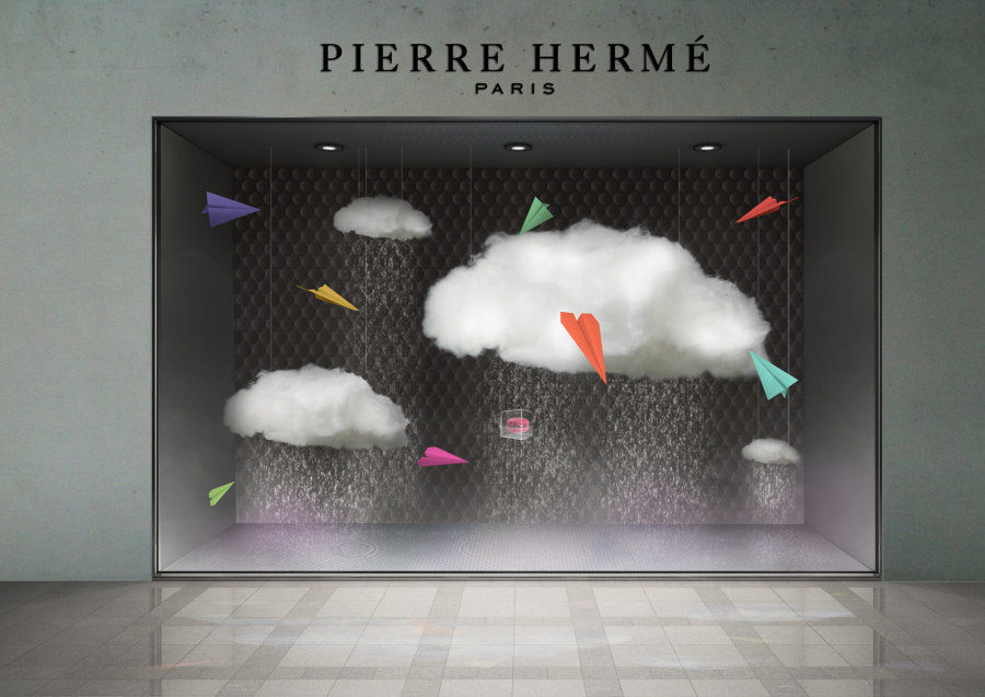 Pierre Hermé巴黎法式甜点店橱窗设计|VI\/CI|平