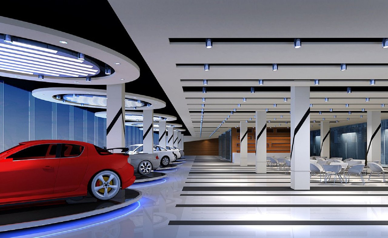 郑州4S店装修设计公司案例，汽车展厅设计|空间|室内设计|mpyc2017 - 原创作品 - 站酷 (ZCOOL)