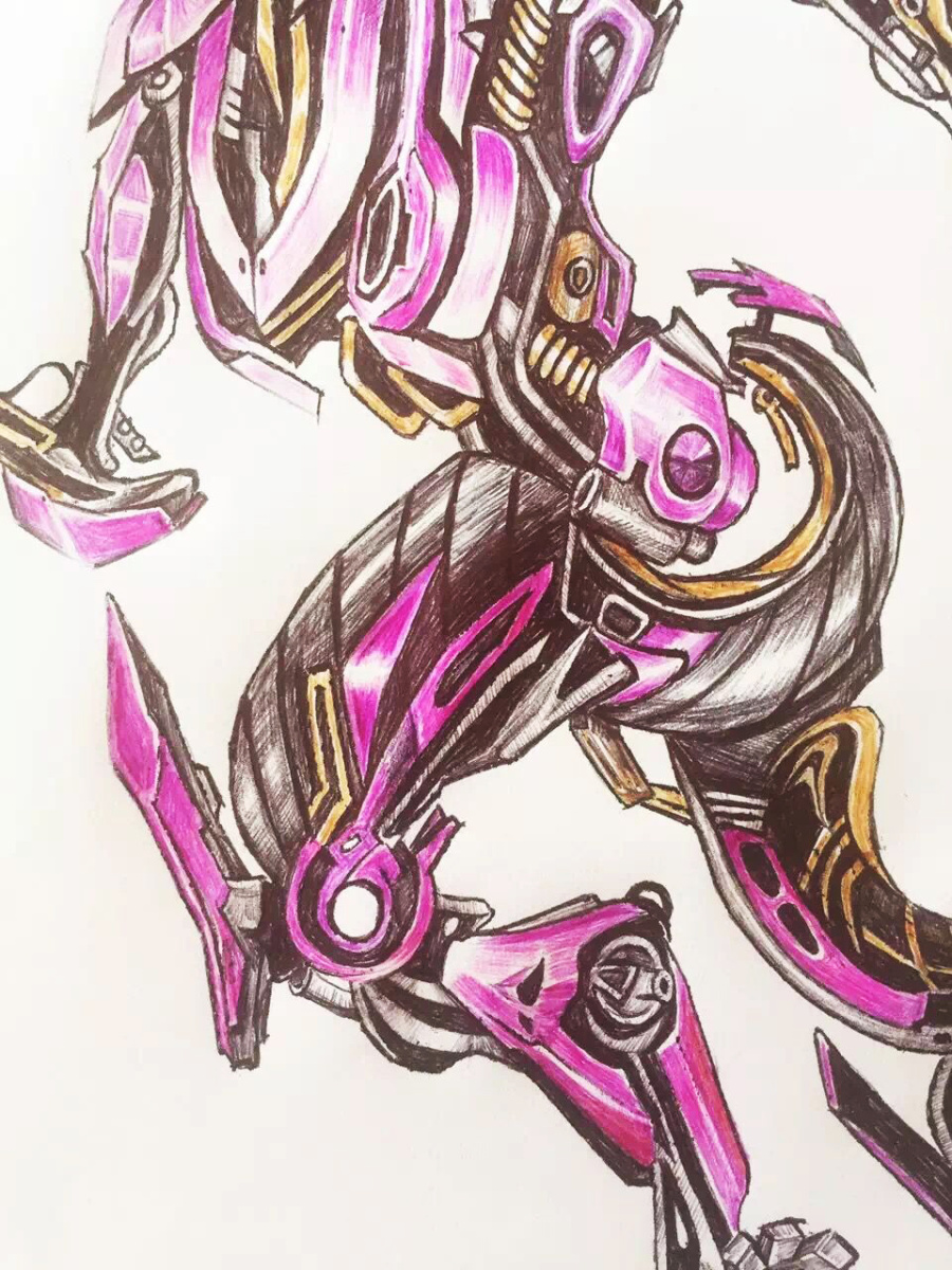 变形金刚---阿尔茜|单幅漫画|动漫|dora920 - 原创