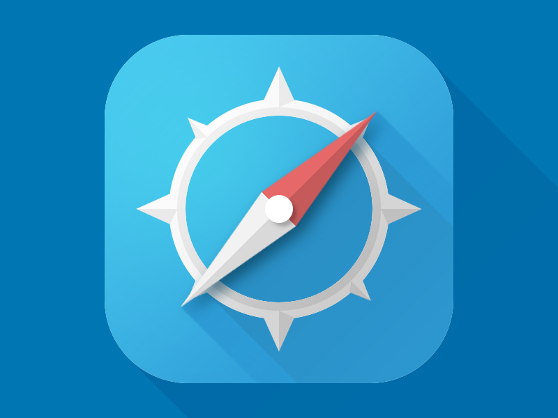 Safari icon|图标|UI|一只小橙子 - 原创设计作品 