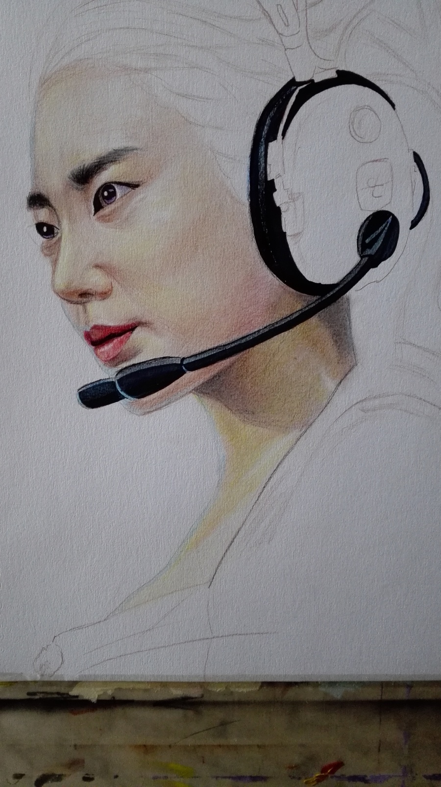 彩铅美人鱼张雨绮|彩铅|纯艺术|小鹏小鹏 - 原创