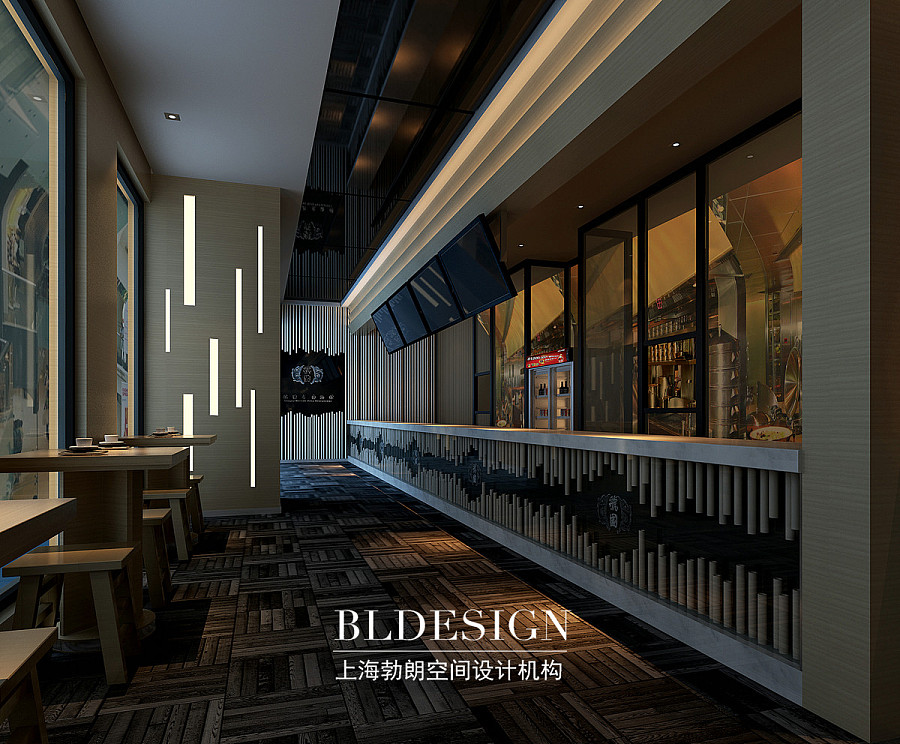 郑州虢国羊肉汤馆二七万达店连锁餐饮店面设计
