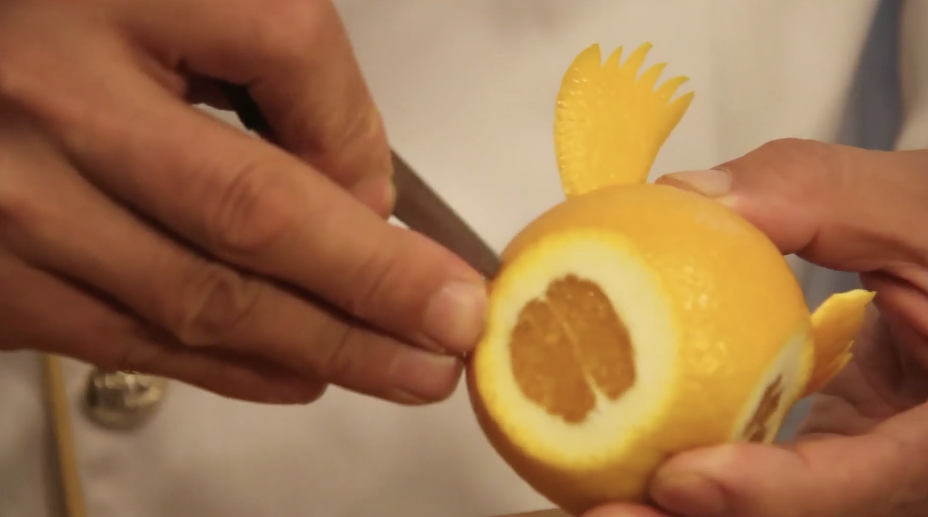 食养频道创意水果 第一季 螃蟹爱上金鱼