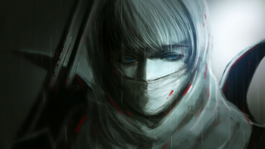 劫和男刀头像|绘画习作|插画|千丝月歌 - 原创设