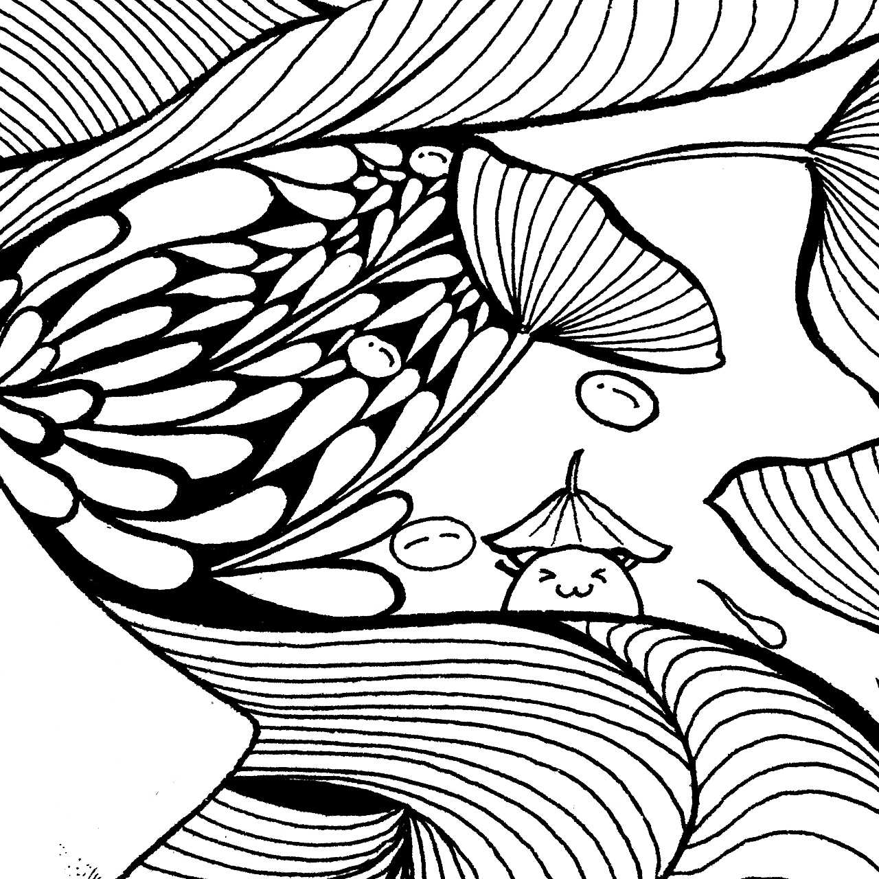 《鱼》|纯艺术|绘画|会画画的云 - 原创作品 - 站酷 (zcool)