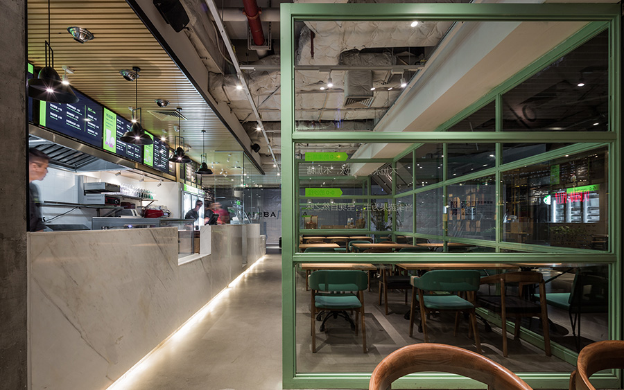 沙拉店-G·O沙拉广州花城汇店|室内设计|空间