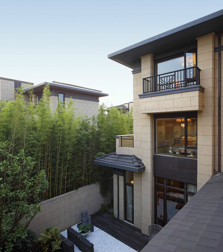 【2016别墅豪宅装修设计】大者联排新中式生