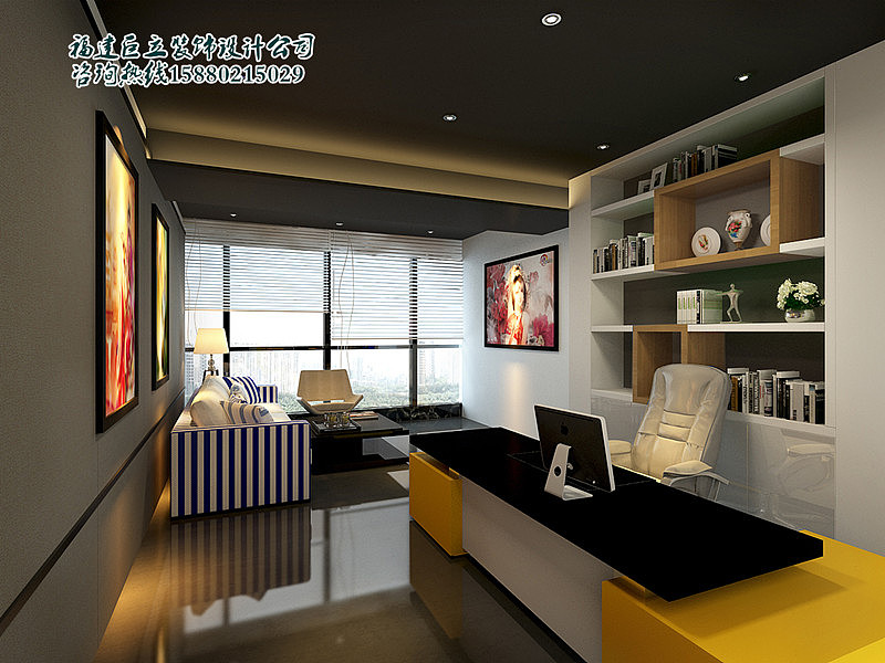 福州红龙传媒公司5A办公室设计项目-巨立装饰