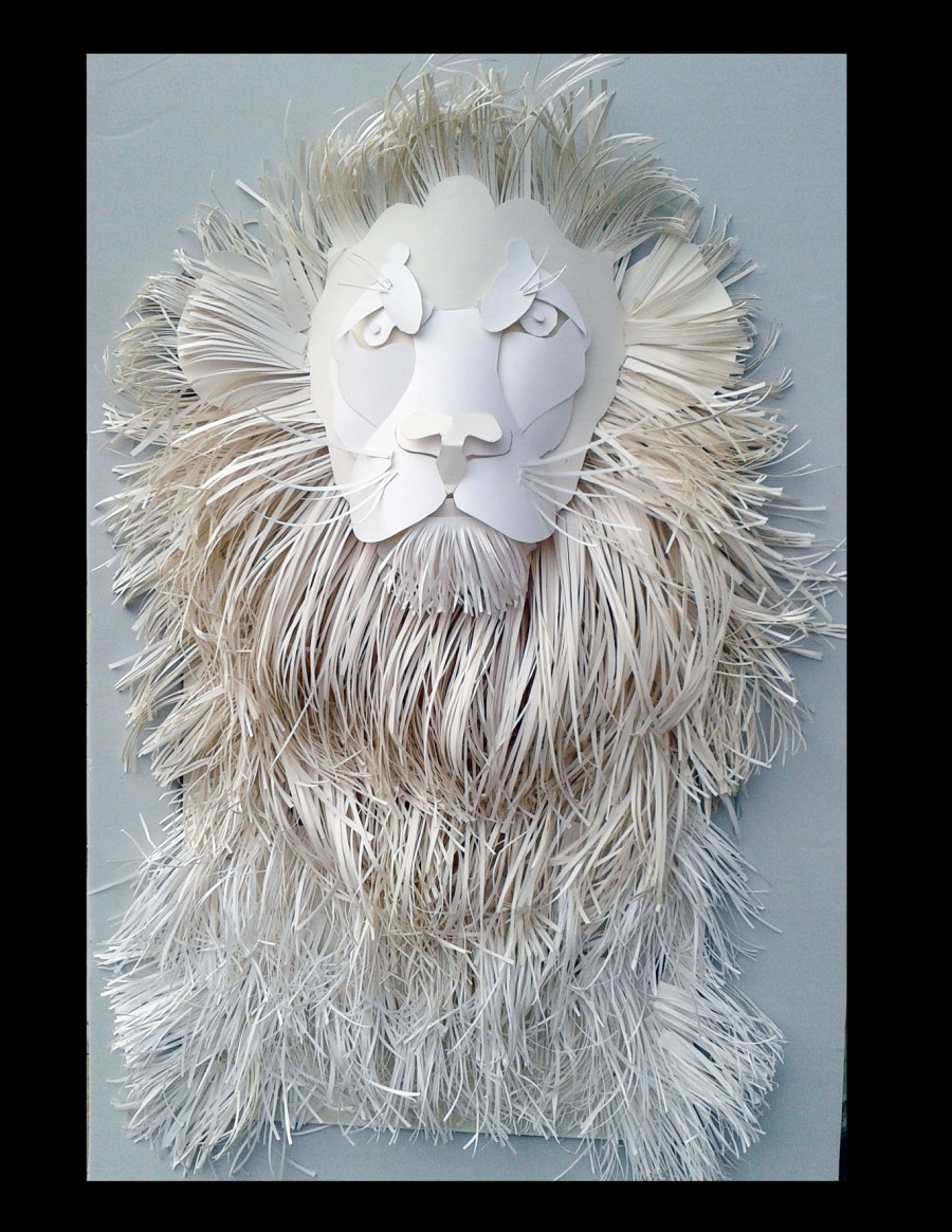 狮王|国画|纯艺术|米兰设计师 - 原创设计作品 -