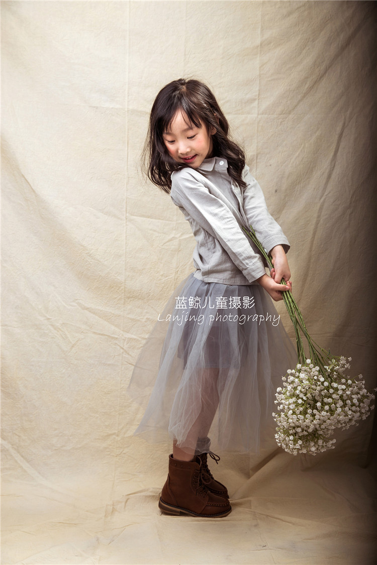 南京儿童写真作品-含蓄的美