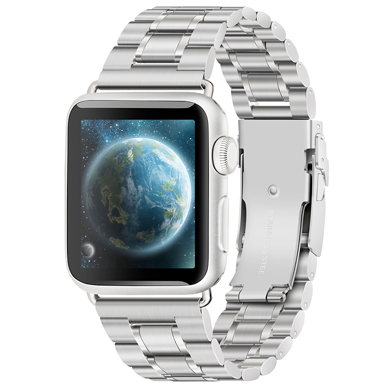 苹果手表apple watch手表金属不锈钢表带修图
