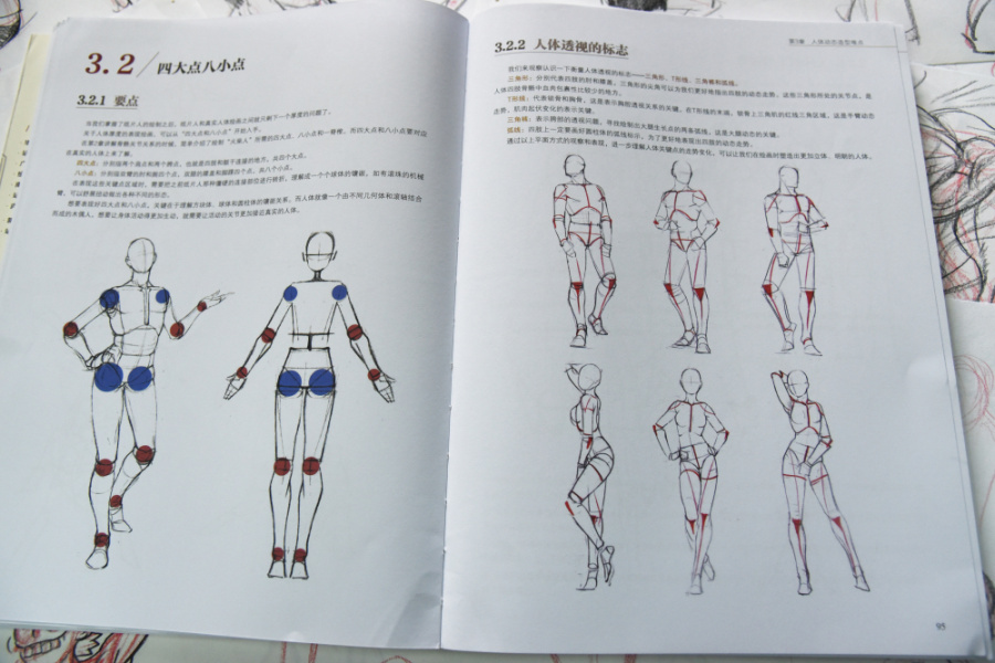 画画的春哥:游游戏动漫人体结构造型手绘技法