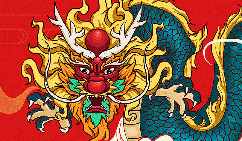 北京故宫活动-了不起的中国年-手绘龙墙画