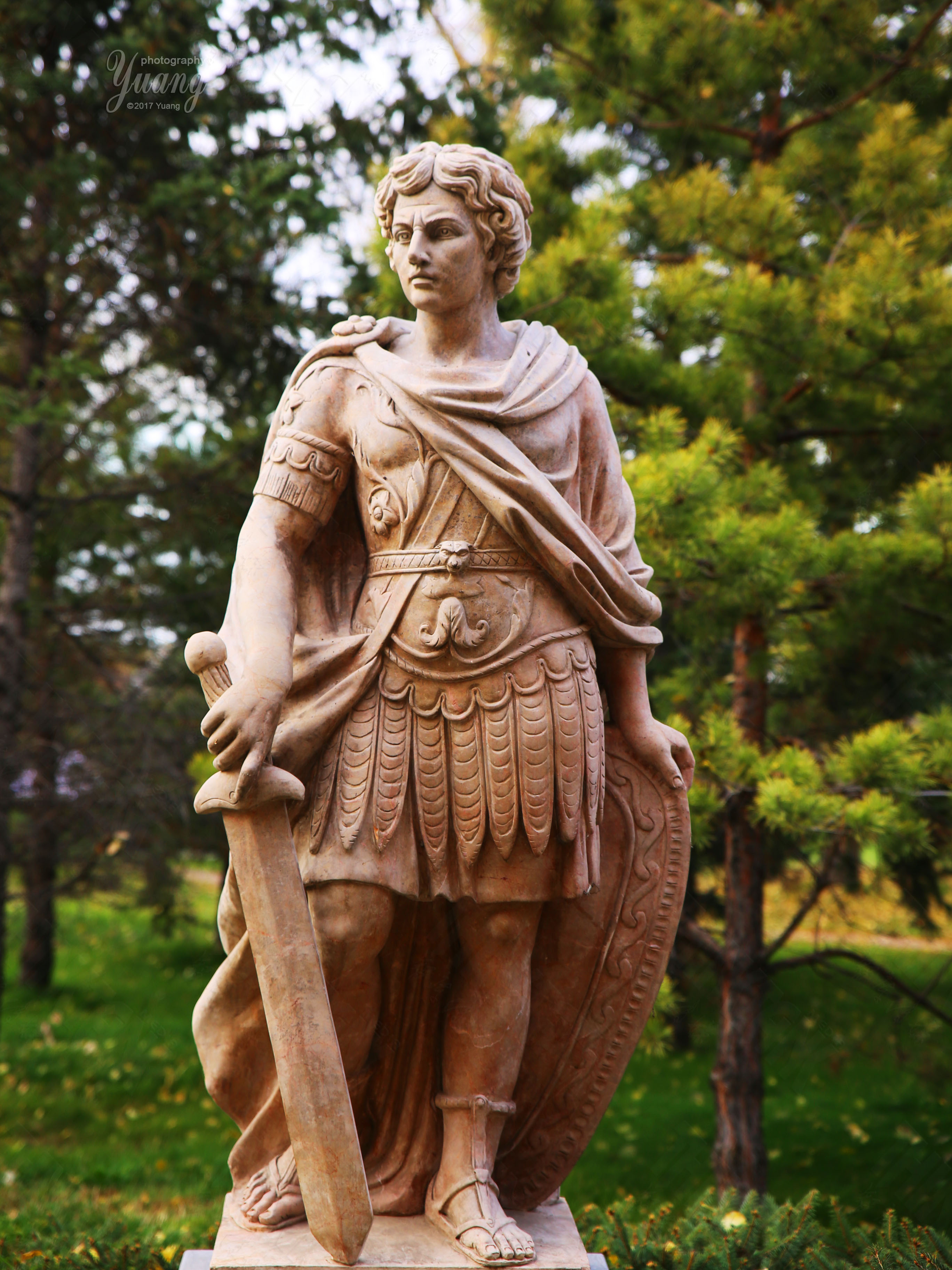 中国古希腊雕塑艺术馆就在哈尔滨伏尔加庄园