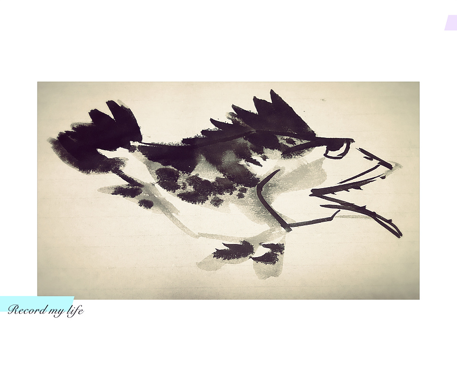 无锡博邦设计李圣博国画鳜鱼创作欣赏。|国画