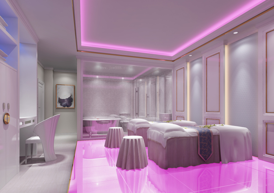 美容院装修设计效果图【宁波28days设计案例