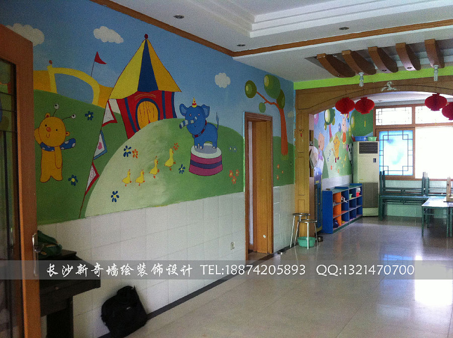 张园长幼儿园-长沙新奇墙绘|室内设计|空间\/建筑