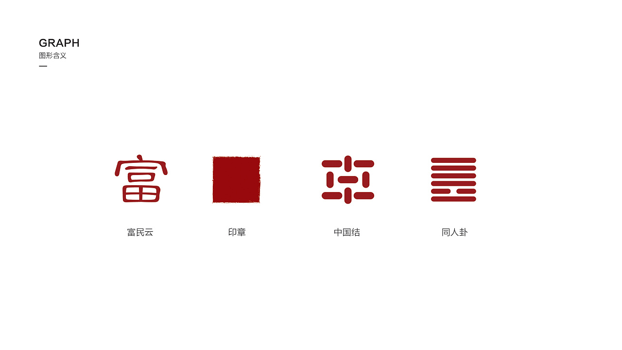 富明云中国风标志logo周易64卦象
