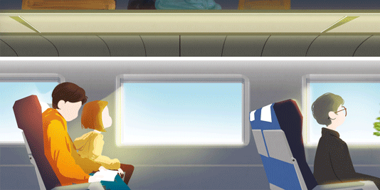 成雅动车h5插画