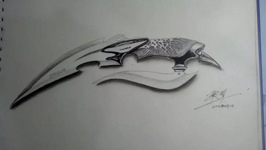 《匕首》|素描|纯艺术|a272813194 - 原创设计作品 - 站酷 (ZCOOL)