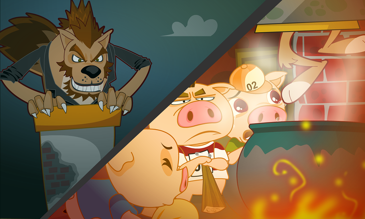 三只小猪猪猪|插画|儿童插画|亚子插画 - 原创作品 - 站酷 (ZCOOL)
