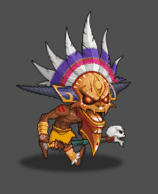 dnf主题 spine 动作 攻击动图|其他|其他|金毛 - 原创