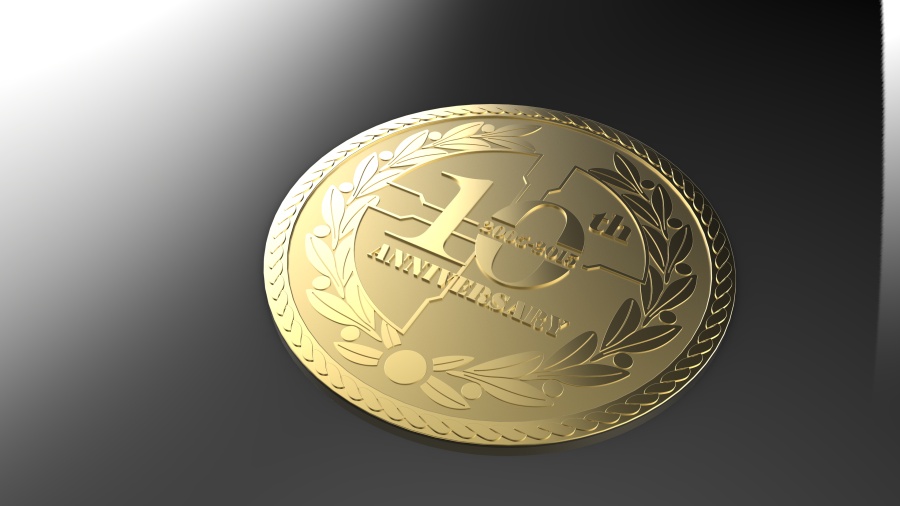 公司十周年纪念金币银币设计|礼品\/纪念品|工业