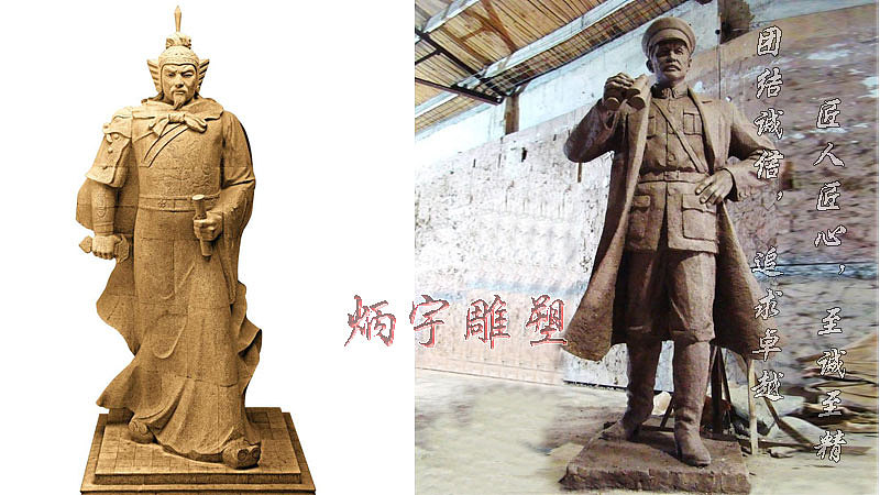 古代将军武士雕塑,铜雕人物,大型人物雕塑