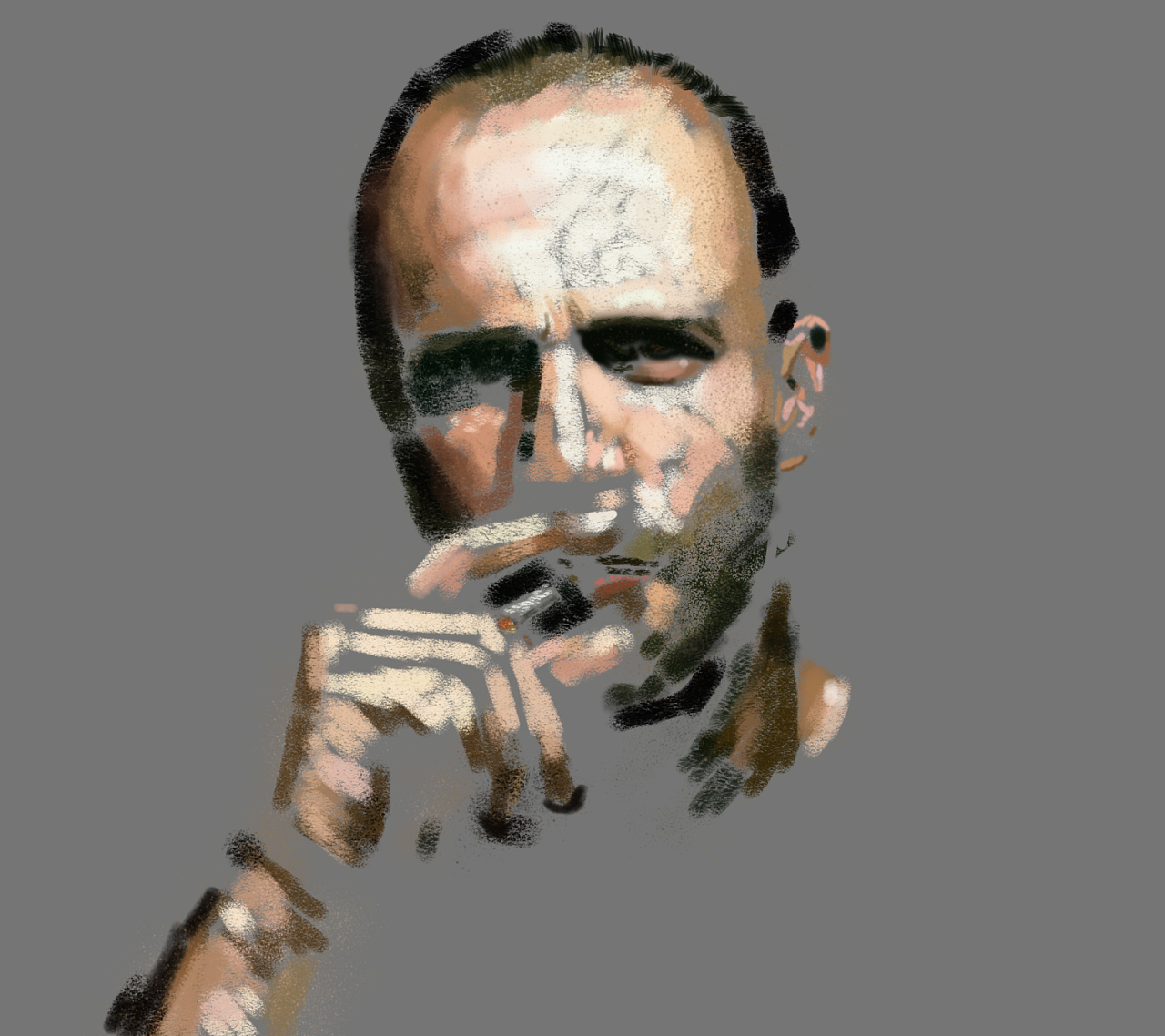 杰森·斯坦森(Jason Statham)鼠绘练习人物塑造|插画|插画习作|在职一枚CC - 原创作品 - 站酷 (ZCOOL)