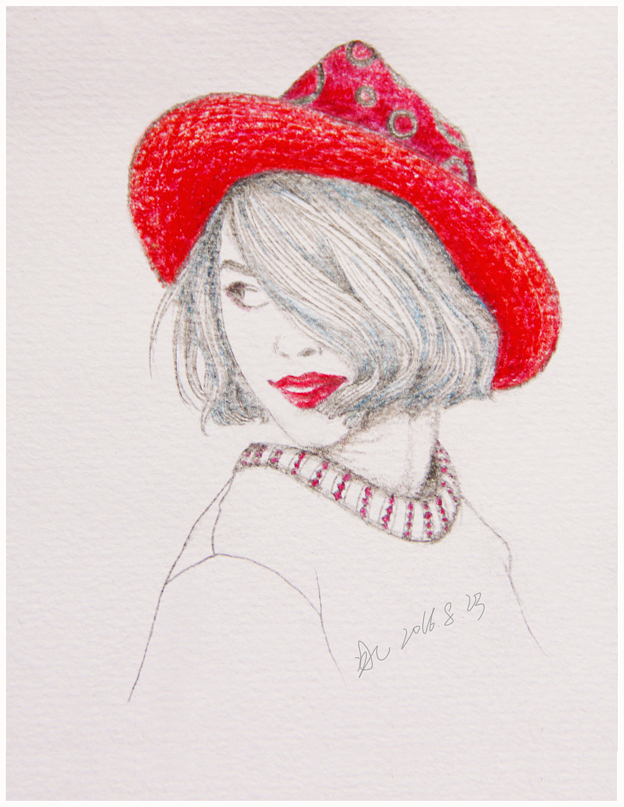 小红帽|涂鸦\/潮流|插画|bing_bing - 原创设计作品