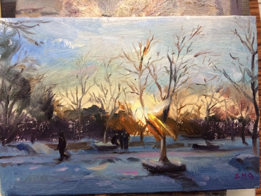 油画|油画|纯艺术|千彩宁阳 - 原创设计作品 - 站