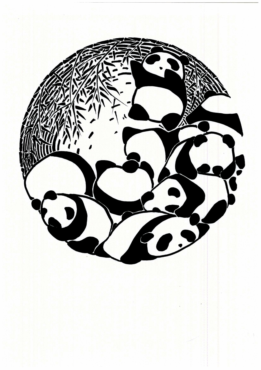 手绘黑白画|绘画习作|插画|小岸 - 原创设计作品