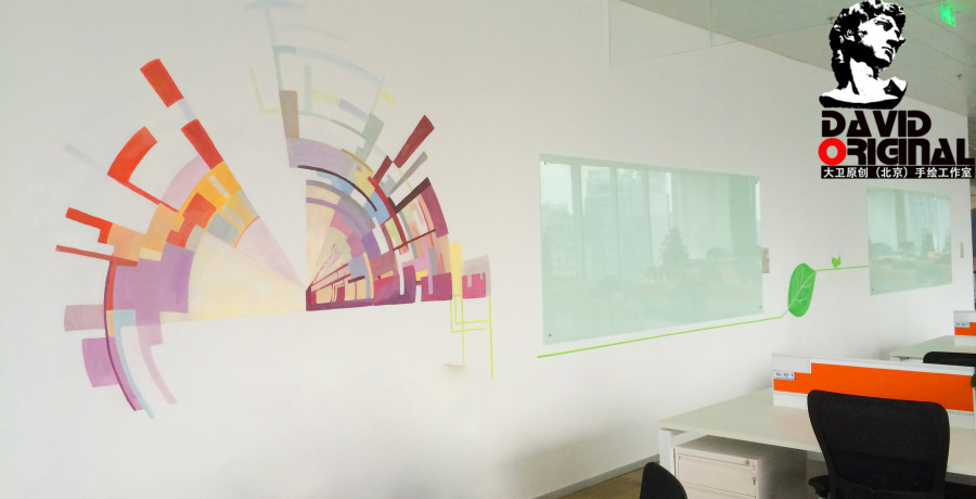 北京主题餐厅墙绘◆18611410336互联网公司