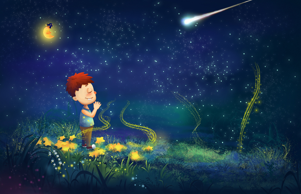 一闪一闪亮晶晶插画其他插画樱葵 原创作品 站酷 (ZCOOL)