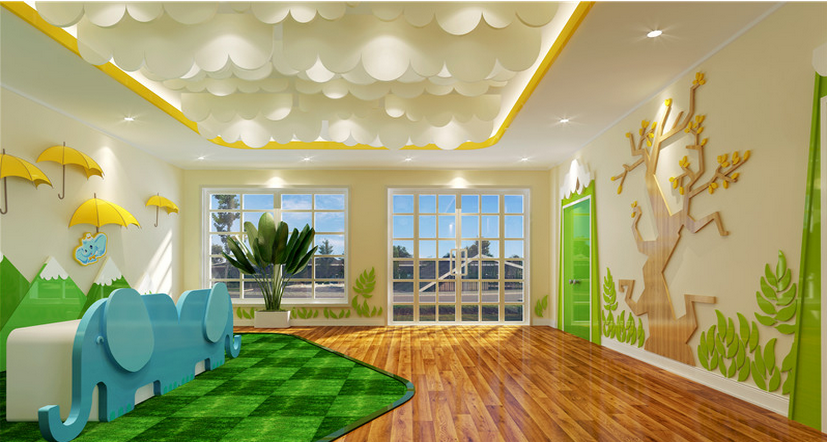 贝国际幼儿园设计-乐山专业幼儿园设计公司|室