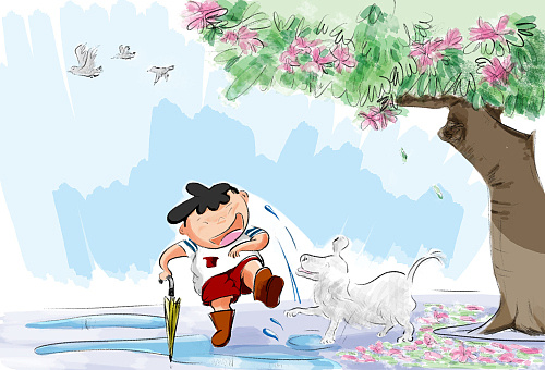 春晓|插画|儿童插画|xiangwonderland - 原创作品