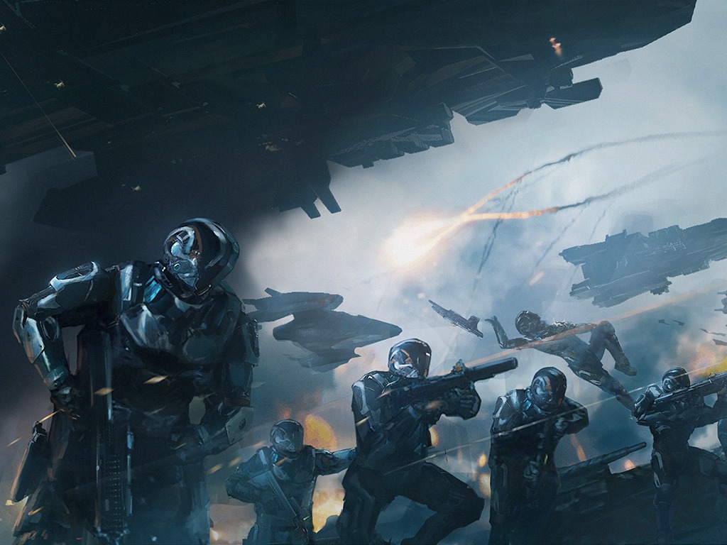 《溶解》科幻游戏概念图