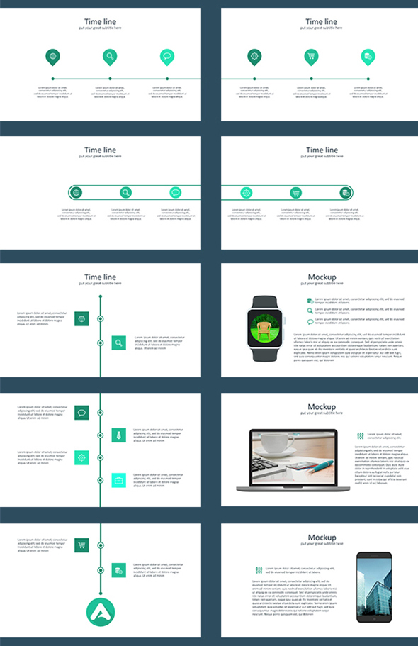 100多页商务团介绍PPT模板4种尺寸比例|PPT