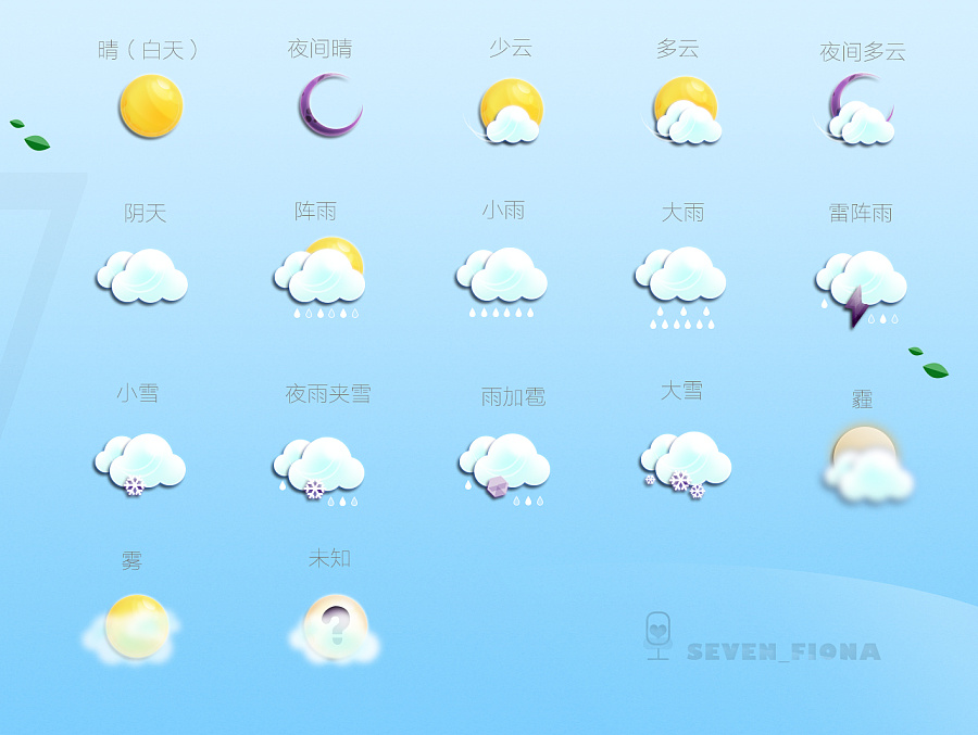 气象标志气象标志云|云天气psd图标