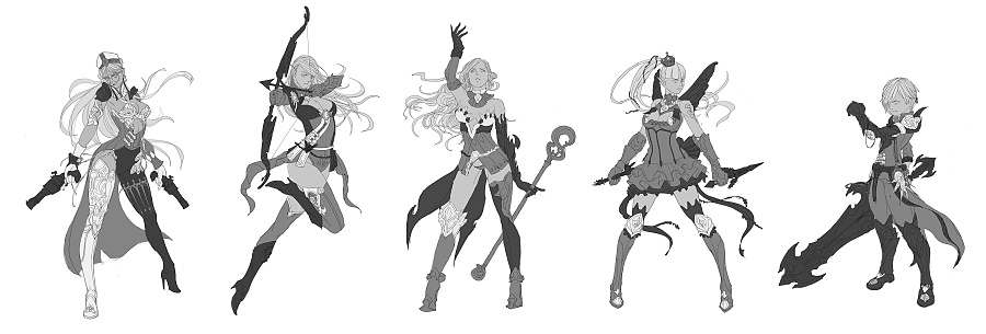 原创作品:原画设计成稿及练习